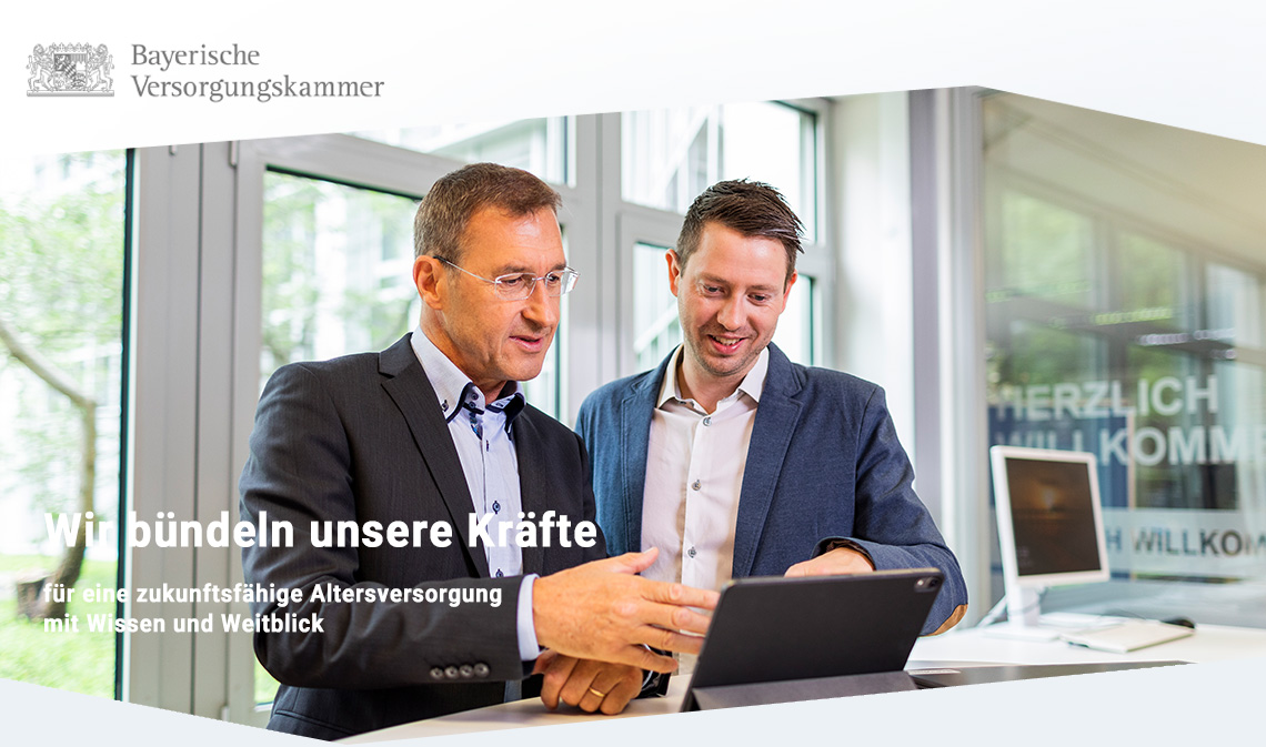 Headerbild Bayerische Versorgungskammer - Tester/Testentwickler (m/w/d) Barrierefreiheit - 7726012