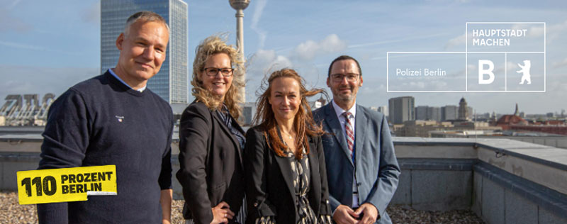 Headerbild Polizei Berlin - Sachbearbeiterin/Sachbearbeiter Anwendungsentwicklung für die polizeiliche Fachdatenadministration im Zusammenhang mit der neuen Kooperativen Leitstelle der Polizei Berlin und der Berliner Feuerwehr (w/m/d) - 7744065